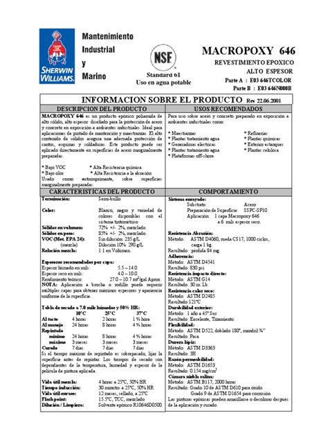 macropoxy 646 msds|Macropoxy® 646 MR .